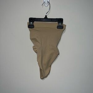 Skims UNDERWEAR SEAMLESS SCULPT HIGH WAISTED THONG CLAY SMALL